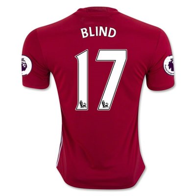 2016-17 Manchester United 17 BLIND Home Soccer Jersey