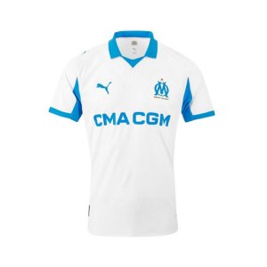 2025-26 Marseille Home Soccer Jersey Shirt Player Version