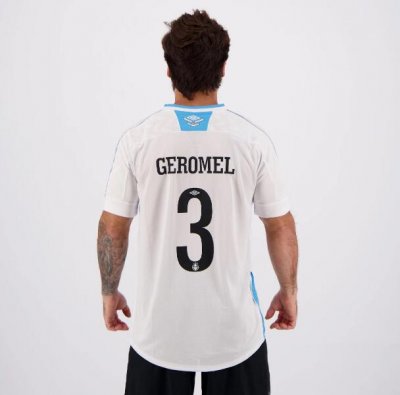 2020-21 Gremio Away Soccer Jersey Shirt Geromel #3