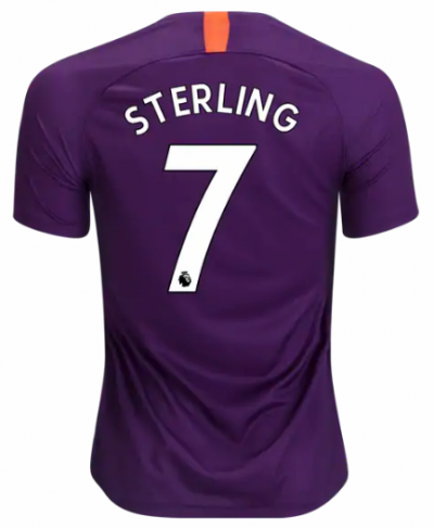2018-19 Manchester City Third Soccer Jersey Shirt Raheem Sterling #7