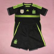 Kids 2014 World Cup Spain Away Whole Kit(Shirt+Shorts)