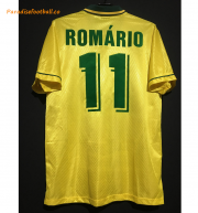 1994 Brazil Retro Home Soccer Jersey Shirt ROMARIO #11