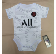 2021-22 PSG Infant White Soccer Jersey Little Baby Kit