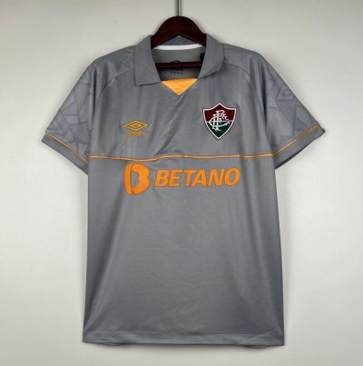 2023-24 Fluminense Grey Goalkeeper Soccer Jersey Shirt