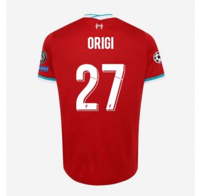 2020-21 Liverpool Home Soccer Jersey Shirt ORIGI #27 UCL Cup