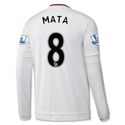 2015-16 Manchester United MATA 8 LS Away Soccer Jersey