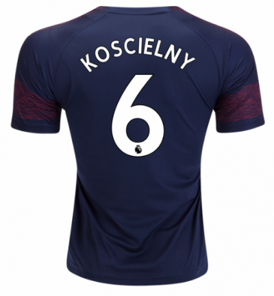 2018-19 Arsenal Away Soccer Jersey Shirt Laurent Koscielny #6