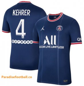 2021-22 Maillot PSG Domicile Soccer Jersey Shirt Kehrer 4