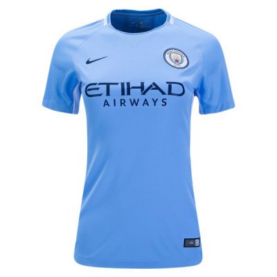 2017-18 Manchester City Women's Home Soccer Jersey