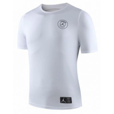 2019-20 PSG Air Jordan White Training Shirt