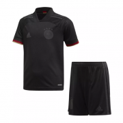 Kids Germany 2020 EURO Away Soccer Shirt With Shorts