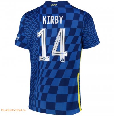 2021-22 Chelsea Cup Home Soccer Jersey Shirt with Kirby 14 printing