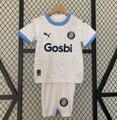 2023-24 Girona Kids Away Soccer Kits Shirt With Shorts
