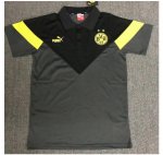 2020-21 Dortmund Grey Polo Shirt