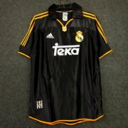 1999-2000 Real Madrid Retro Away Black Soccer Jersey Shirt