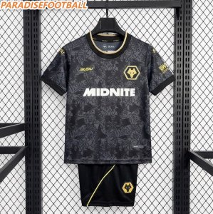 2026-27 Wolverhampton Wanderers Third Kids Soccer Kits Shirt With Shorts