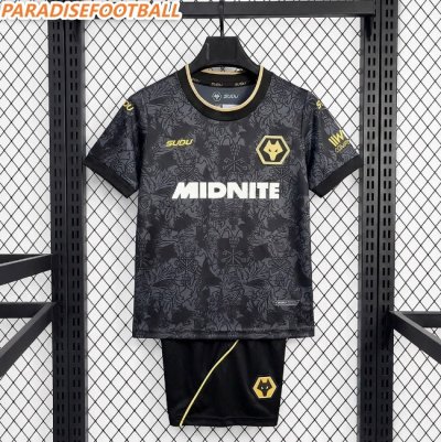 2026-27 Wolverhampton Wanderers Third Kids Soccer Kits Shirt With Shorts