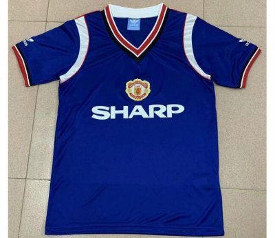 1984 Manchester United Retro Away Soccer Jersey Shirt