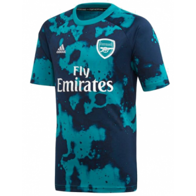 2019-20 Arsenal Blue Pre Match Training Shirt