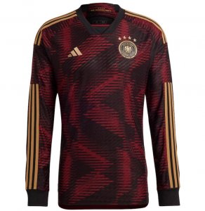 2022 FIFA World Cup Germany Long Sleeve Away Soccer Jersey Shirt Player Version