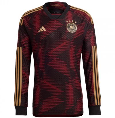 2022 FIFA World Cup Germany Long Sleeve Away Soccer Jersey Shirt Player Version