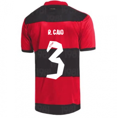2021-22 Flamengo Home Soccer Jersey Shirt R. CAIO #3