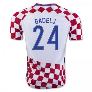 2016 Croatia Badelj 24 Home Soccer Jersey