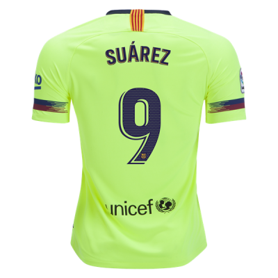2018-19 FC Barcelona Away Soccer Jersey Shirt Luis Suarez #9