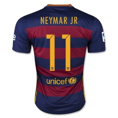 2015-16 Barcelona NEYMAR JR 11 Home Soccer Jersey