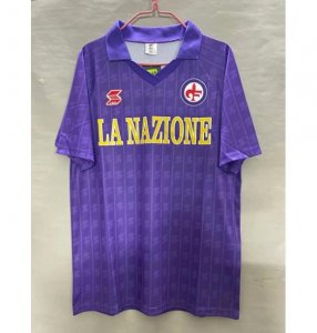 1989-90 Fiorentina Retro Home Soccer Jersey Shirt