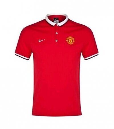 Manchester United 2014-15 White Red Polo