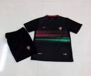 Kids Portugal 2015-16 Home Soccer Shirt With Shorts