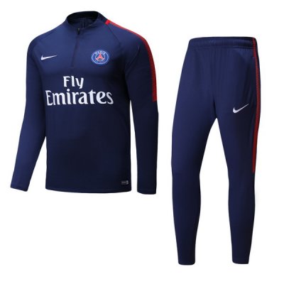 2017-18 PSG Blue Soccer Tracksuit