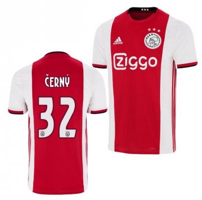 2019-20 Ajax Home Soccer Jersey Shirt Vaclav Cerny 32