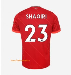 2021-22 Liverpool Home Soccer Jersey Shirt with SHAQIRI 23 printing