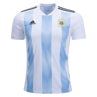 2018 World Cup Argentina Home Soccer Jersey