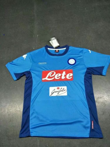 2017-18 Napoli Home Soccer Jersey Shirt