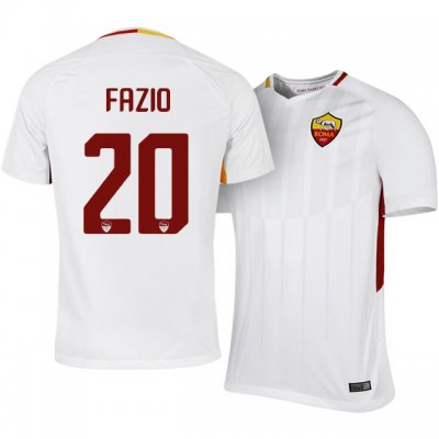 2017-18 Roma Federico Fazio #20 Away Soccer Jersey