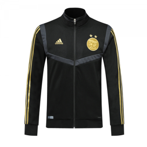 2019 Algeria Black High Neck Collar Training Jacket