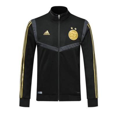 2019 Algeria Black High Neck Collar Training Jacket
