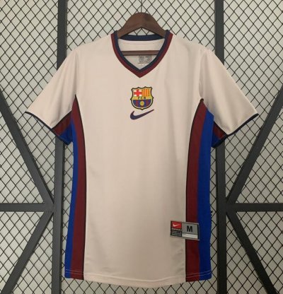 1988-89 Barcelona Retro Away Soccer Jersey Shirt