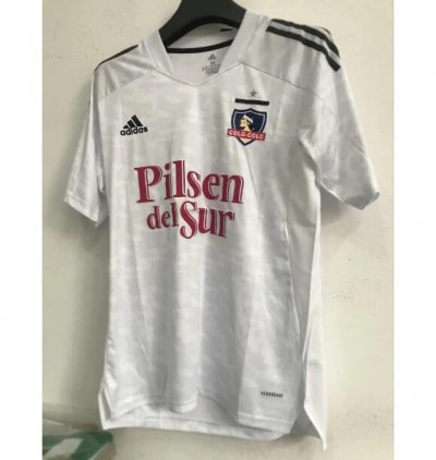 2021-22 Colo-Colo Home White Soccer Jersey Shirt