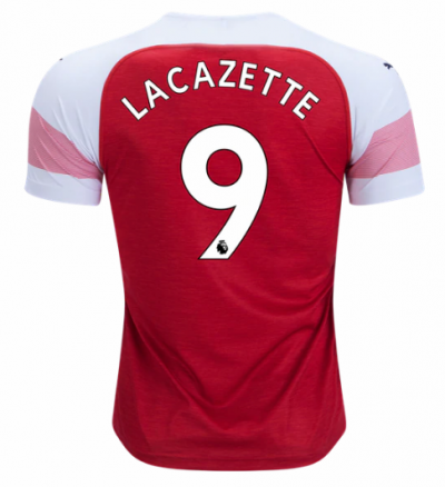 2018-19 Arsenal Home Soccer Jersey Shirt Alexandre Lacazette #9
