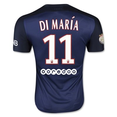 2015-16 PSG DI MARIA #11 Home Soccer Jersey