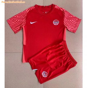 Kids 2022 FIFA World Cup Canada Home Soccer Kits Shirt with Shorts