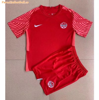 Kids 2022 FIFA World Cup Canada Home Soccer Kits Shirt with Shorts
