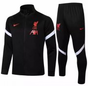 2021-22 Liverpool Black Training Kits Jacket with Pants