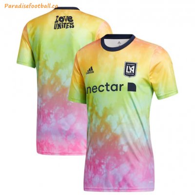 2021-22 Los Angeles FC Pride Pre-Match Soccer Jersey Shirt