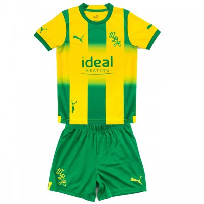 Kids West Bromwich Albion 2022-23 Away Soccer Kits Shirt With Shorts