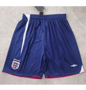 2006 England Retro Home Soccer Shorts